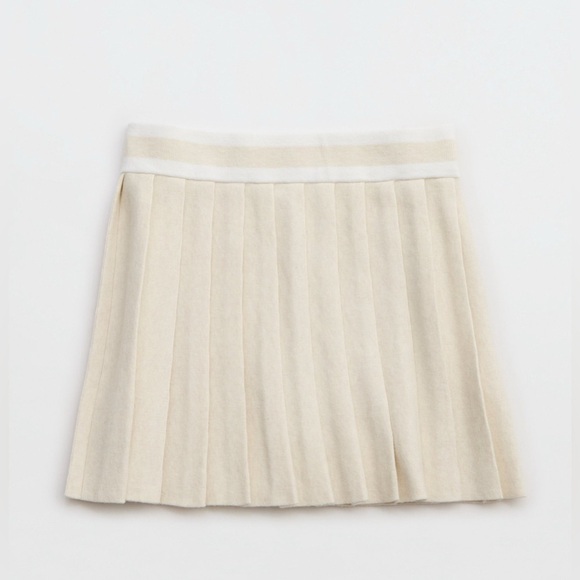 Aerie Pleated Sweater Mini Skirt - Picture 3 of 6